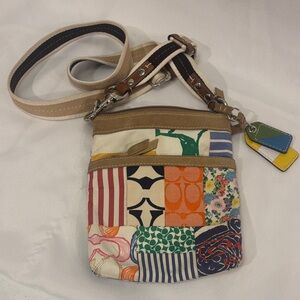 Coach Colorful Patchwork Crossbody Bag